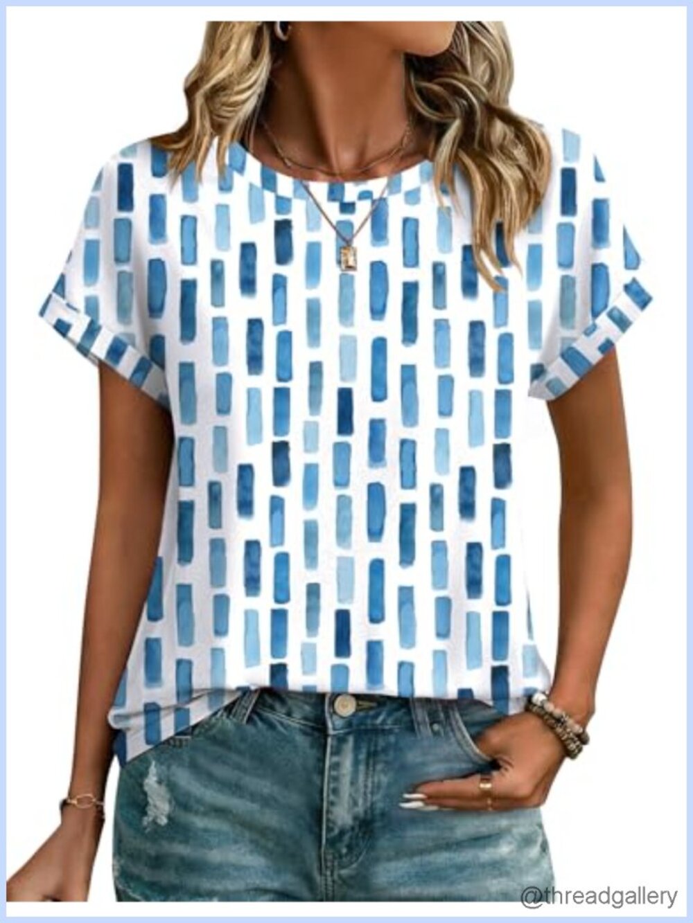 Womens Short Sleeve Crew Neck Tunic Top Stretch Summer Work Blouse